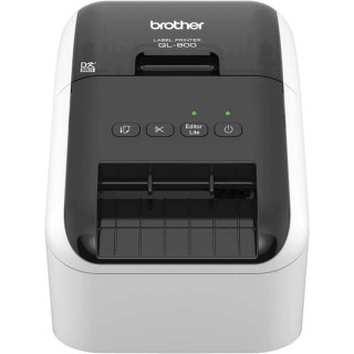 Brother QL800 Impresora Profesional Termica de Etiquetas USB - 93 Etiquetas por min. - Resolucion 300x600ppp - Impresion a Negr