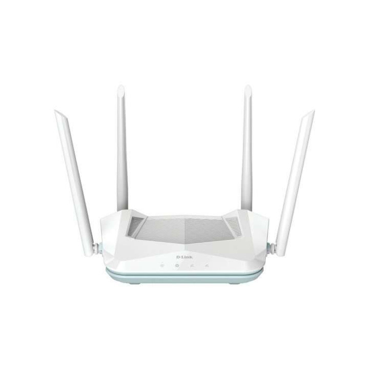 D-Link Eagle Pro AI AX1500 WiFi 6 Smart Router Doble Banda - Hasta 1200Mbps - 3 Puertos RJ45 10/100 Mbps - Control de Voz con G