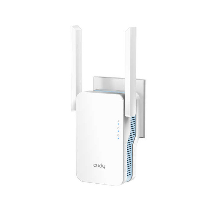 Cudy RE1200 Extensor de Rango AC1200 WiFi 6 Doble Banda - Hasta 867Mbps - Boton WPS - 2 Antenas Externas