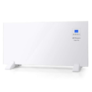 Orbegozo REH 1500 a Panel Radiante Blanco Slim - Pantalla LCD - Control Tactil - Programador Semanal - Proteccion Sobrecalentam