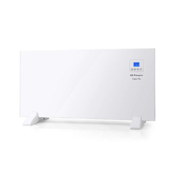 Orbegozo REH 1500 a Panel Radiante Blanco Slim - Pantalla LCD - Control Tactil - Programador Semanal - Proteccion Sobrecalentam