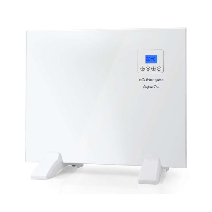 Orbegozo REH 500 a Panel Radiante - Diseño Slim en Blanco - Mando a Distancia - Programacion Diaria y Semanal - Proteccion con