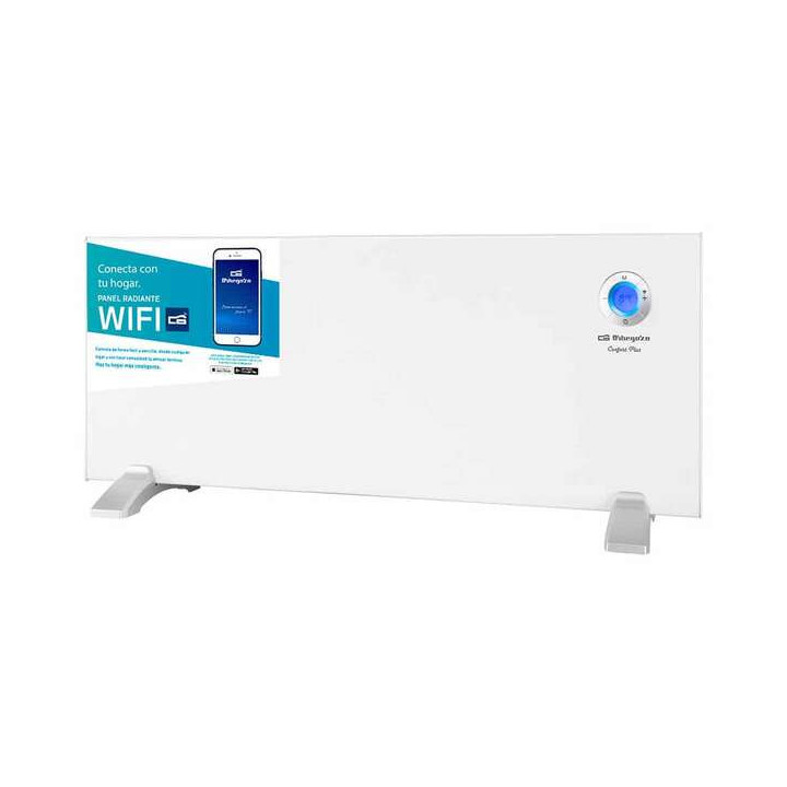Orbegozo REW 2000 Panel Radiante Wi-Fi Inteligente - Control por Voz - Deteccion de Ventanas Abiertas - Programacion Diaria y S