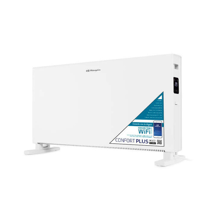 Orbegozo REW 2050 Convector Wifi - Control Inteligente Desde la App - Potencia de 2000W - Temporizador 24H - Proteccion contra