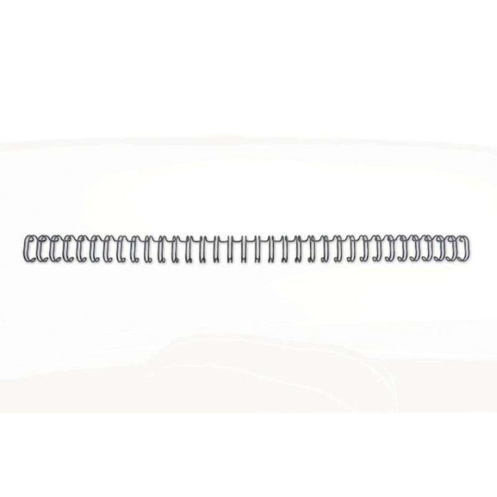 GBC Wirebind Pack de 100 Alambres de Encuadernacion 6mm para Paso 3:1 Redondo o Cuadrado - Formato A4 - Para 34 Orificios - Enc