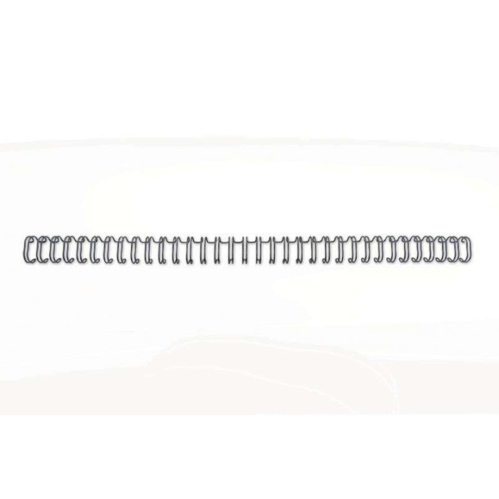 GBC Wirebind Pack de 100 Alambres de Encuadernacion 8mm para Paso 3:1 Redondo o Cuadrado - Formato A4 - Para 34 Orificios - Enc