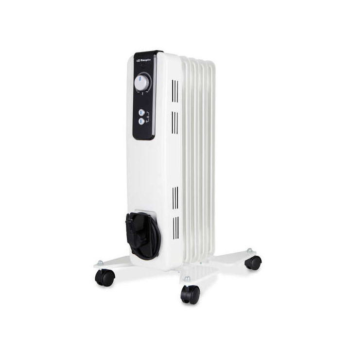 Orbegozo RH Compacto Radiador de Aceite - Potente y Silencioso - 2 Niveles de Potencia - Termostato Regulable - Seguridad Garan