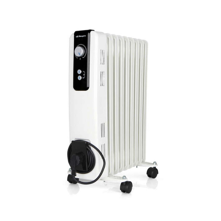 Orbegozo RH Compacto Radiador de Aceite - Potente y Silencioso - 3 Niveles de Potencia - Elementos de Alta Inercia Termica - Se