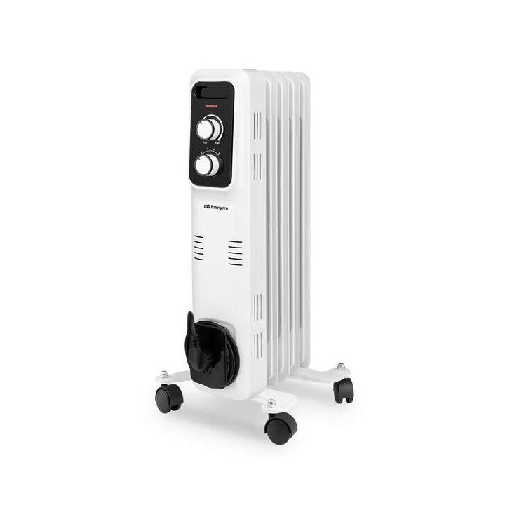 Orbegozo RL 1000 Radiador de Aceite Elegance - Potente y Seguro - Inercia Termica - Proteccion Antivuelco - Facil Manejo y Sile