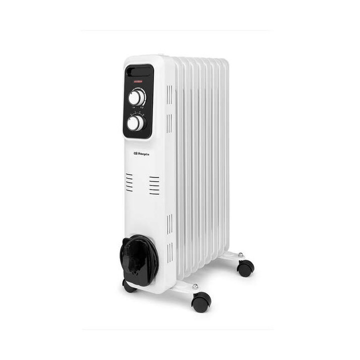 Orbegozo RL 2000 Radiador de Aceite Elegance - Potente y Seguro - Inercia Termica para Dispersion Homogenea del Calor - Facil M