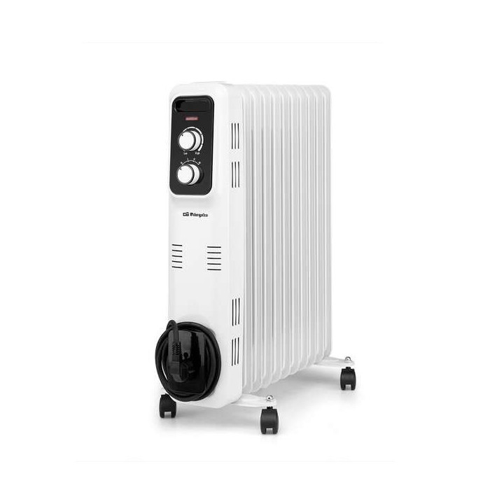 Orbegozo RL 2500 Radiador de Aceite Elegance - Potente y Seguro - Inercia Termica para Dispersion Homogenea del Calor - Facil M