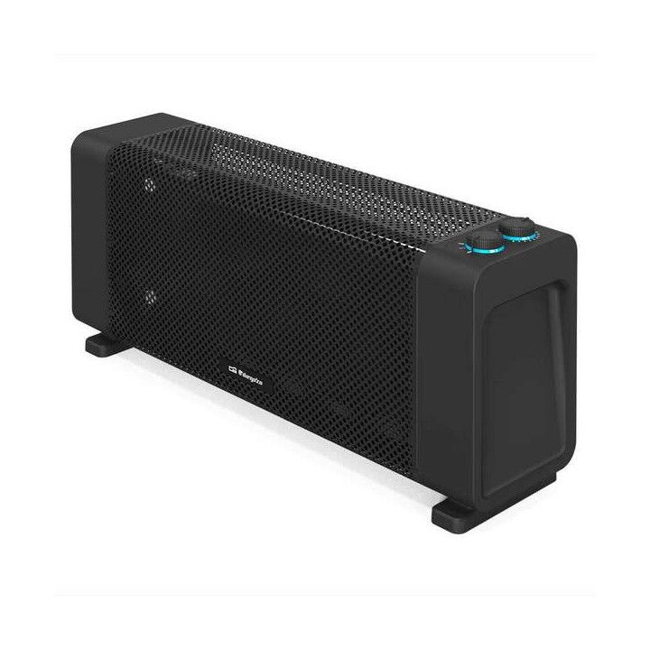 Orbegozo RMB 1500 Radiador de Mica Negro - Potente y Seguro - Conveccion Rapida - Termostato Regulable - Diseño Compacto - Pro