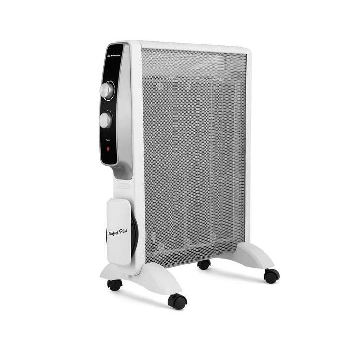 Orbegozo Radiador de Mica RMN 1575 - Potente y Seguro - Calor Instantaneo en 1 Minuto - Ajuste de Potencia y Termostato - Siste