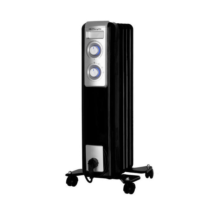 Orbegozo RN-1000 Radiador de Aceite Elegance - Potente y Silencioso - Potencia Maxima 1000W - Diseño Moderno - Termostato Regu