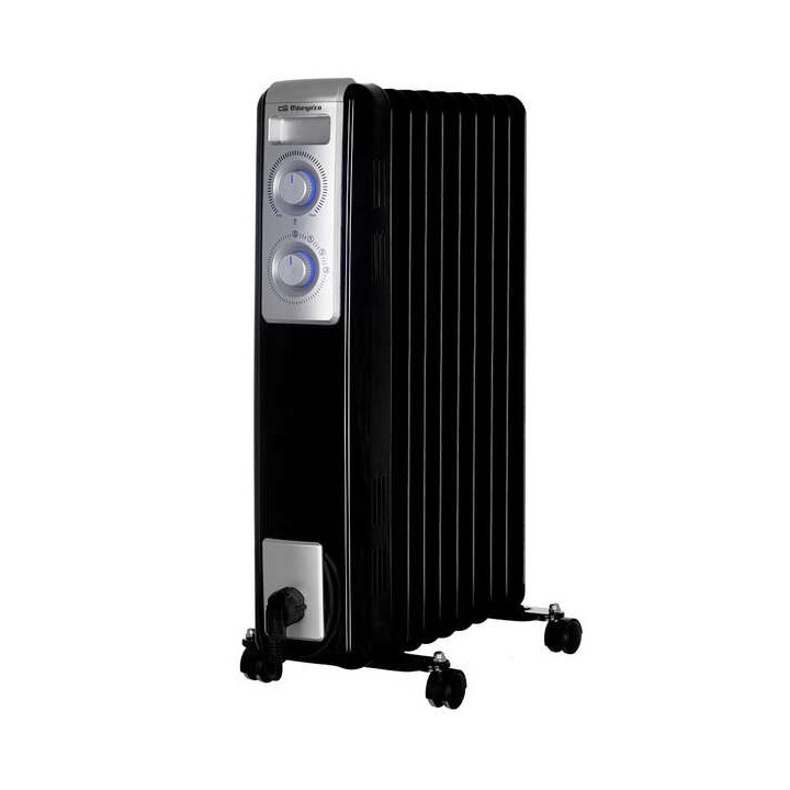 Orbegozo RN-2000 Radiador de Aceite Potente y Silencioso - Potencia Maxima 2000W - 9 Elementos Calorificos - 3 Potencias de Cal