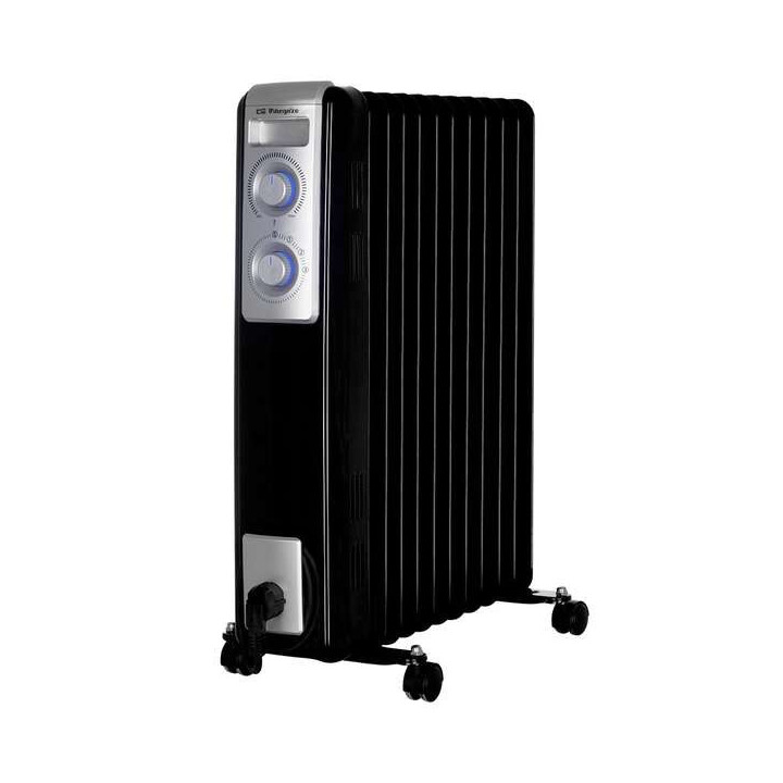 Orbegozo RN-2500 Radiador de Aceite Potente y Moderno - Potencia Maxima 2500W - 11 Elementos Calorificos - 3 Potencias de Calor