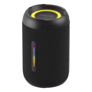 NGS Roller Furia 2 Tiny Altavoz Bluetooth 20W TWS - Iluminacion LED - Autonomia hasta 7h - Resistencia al Agua IPX7 - Color Neg