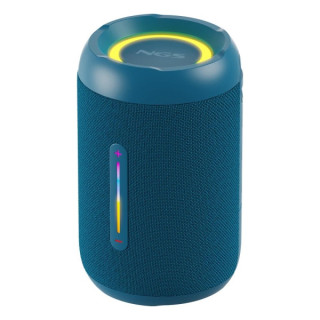 NGS Roller Furia 2 Tiny Altavoz Bluetooth 20W TWS - Iluminacion LED - Autonomia hasta 7h - Resistencia al Agua IPX7 - Color Azu