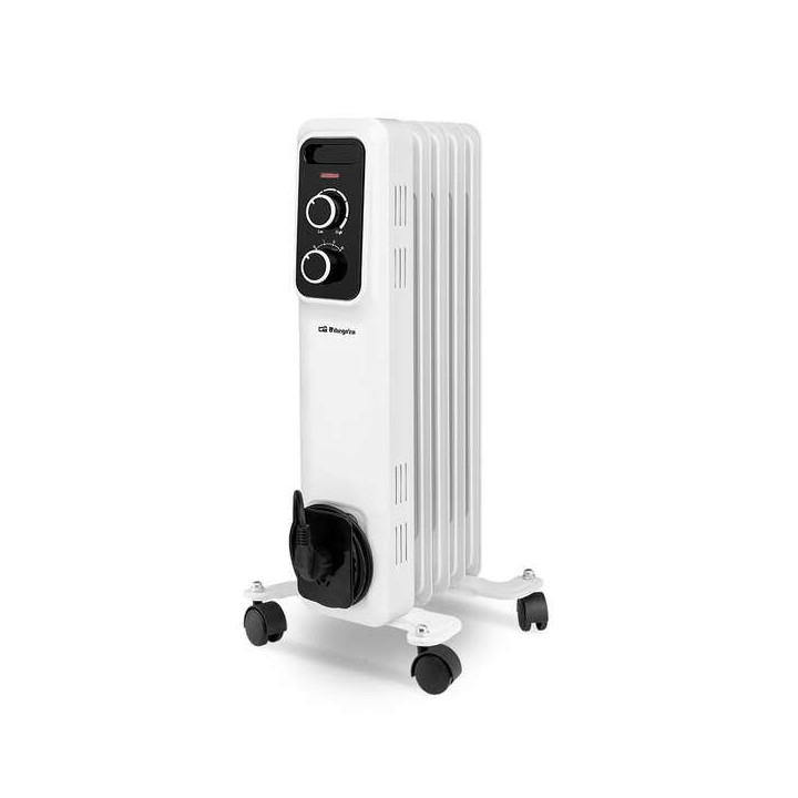 Orbegozo RS 1000 Radiador de Aceite Elegance - Potente y Silencioso - Proteccion contra Sobrecalentamiento y Antivuelco - Facil