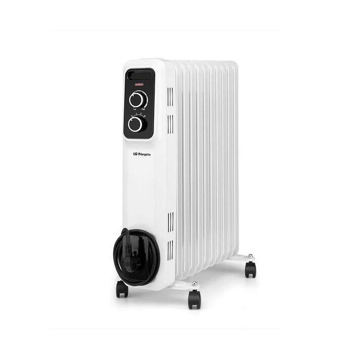 Orbegozo RS 2500 Radiador de Aceite Elegante y Potente - Potencia Maxima 2500W - 11 Elementos Calorificos - Proteccion contra S