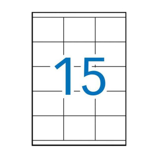 Apli Pack de 1.500 Etiquetas Rectangulares 70x50