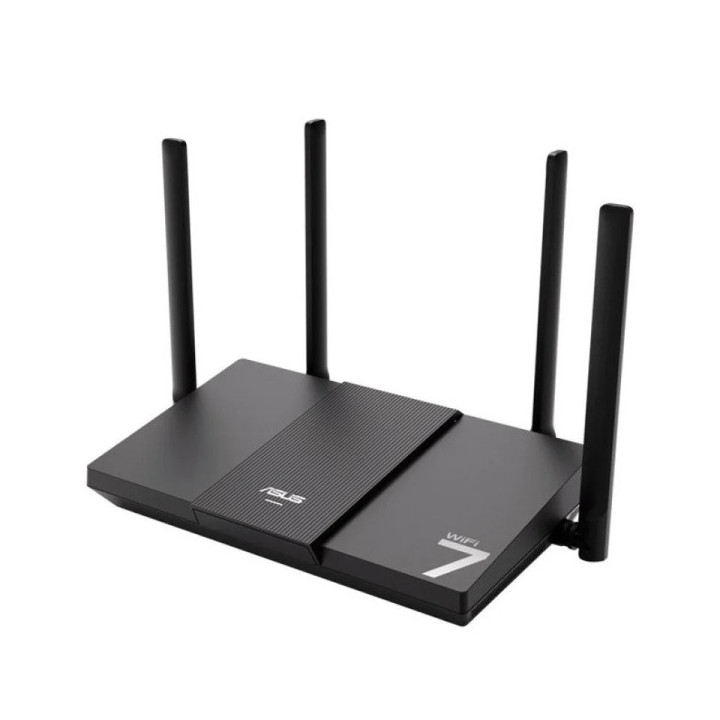 Asus RT-BE50 Router WiFi 7 Dual Band BE3600 AiMesh OFDMA - Velocidad hasta 2882Mbps en 5GHz - 4 Puertos - 4 Antenas - Color Neg