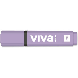 Molin Viva Marcador Fluorescente - Trazo entre 1 y 5mm - Tinta con Base de Agua - Color Violeta