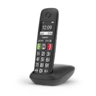Gigaset E290 Telefono Inalambrico Dect - Pantalla Grande en B/N - Teclas con Numeros Grandes - Volumen con Funcion Amplificador