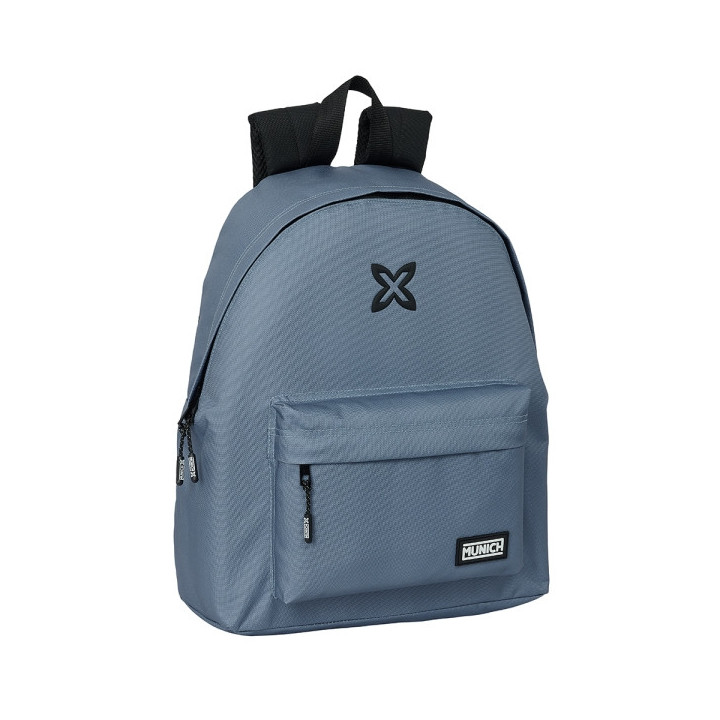 Safta Munich Basicos Mochila - Asa de Mano - 33x42x15cm - Color Gris