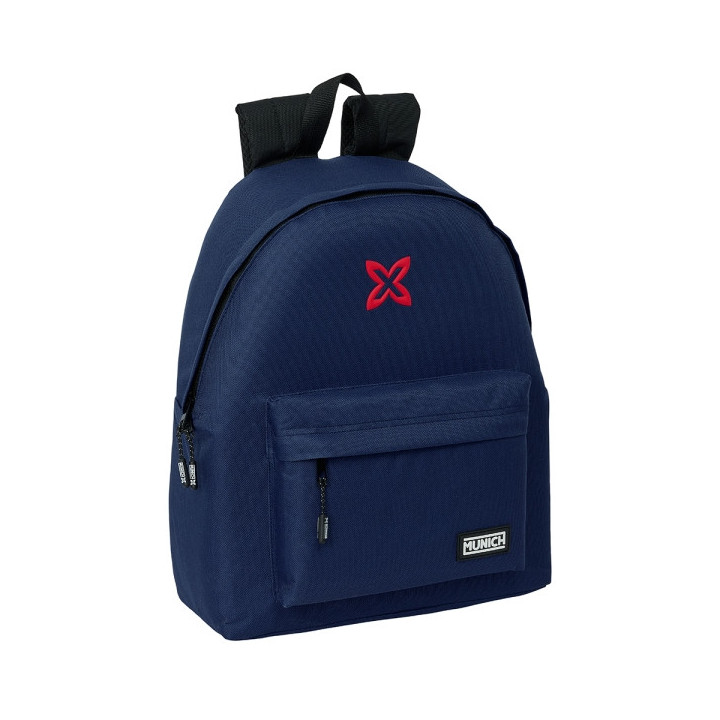 Safta Munich Basicos Mochila - Asa de Mano - 33x42x15cm - Color Azul Marino