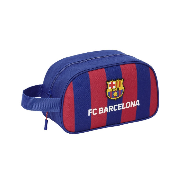 Safta F.C. Barcelona Neceser - 1 Compartimento - Asa de Mano - 26x15x12cm - Color Rojo y Azul