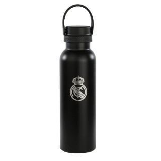 Safta Real Madrid 2ª Equipacion 24/25 Botella Reutilizable 600ml - Doble Pared con Aislamiento - Base de Silicona - Conserva T
