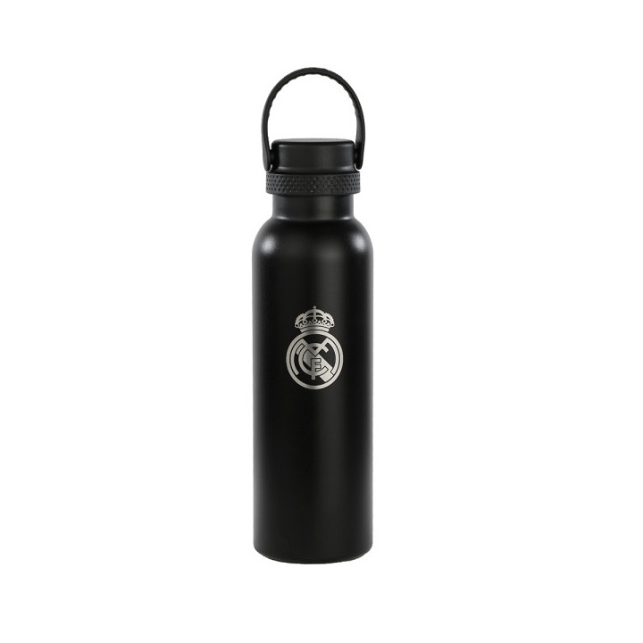 Safta Real Madrid 2ª Equipacion 24/25 Botella Reutilizable 600ml - Doble Pared con Aislamiento - Base de Silicona - Conserva T