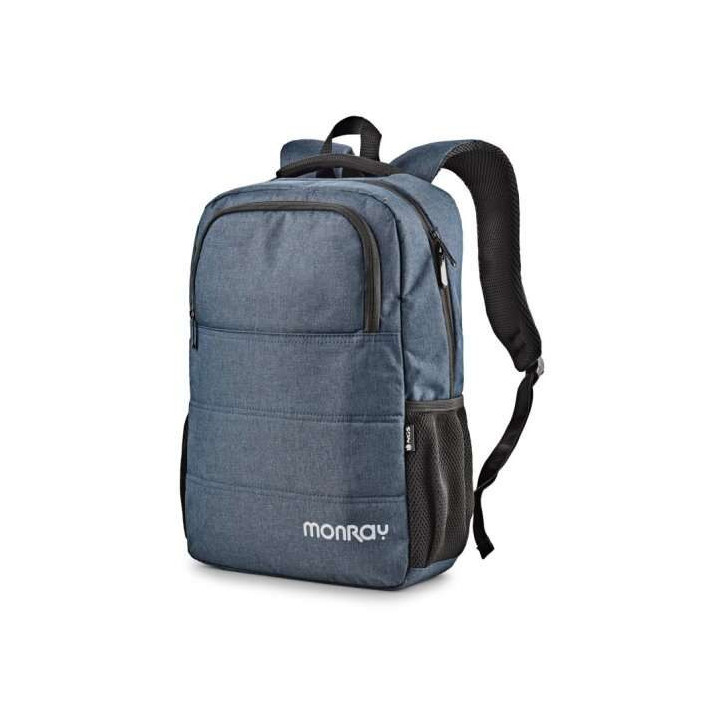 NGS Sacks Charter Mochila para Portatil hasta 15.6" - Suave Acolchado Interno - Bolsillo Central y Laterales - Tirantes Acolcha
