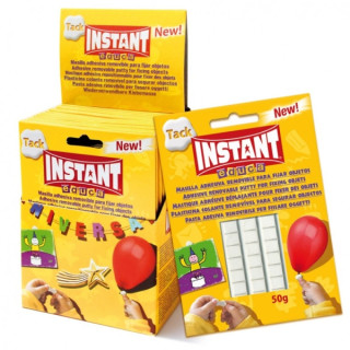 Instant Educa Pack de Masilla Adhesiva Blanca 50gr - Fuertes