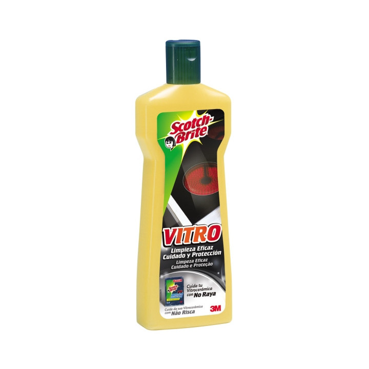 Scotch-Brite Vitro Rejuvenecedor para Placas de Vidrio - 250ml - Color Amarillo