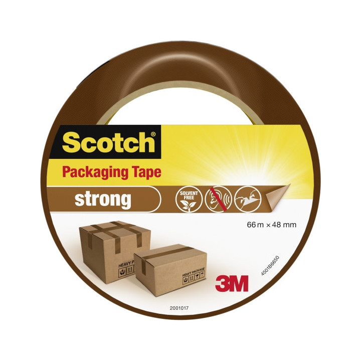 Scotch Precinto de Embalaje - 48mm x 66m - Alta Resistencia - Color Marron