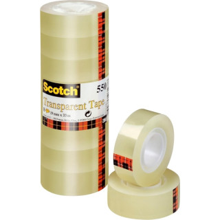 Scotch Pack de 8 Cintas Adhesivas - 19mm x 33m - Color Transparente