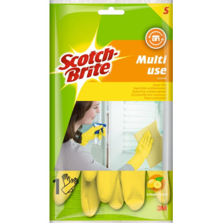 Scotch-Brite Guantes Multiuso - Talla S - 1 Par - Color Amarillo