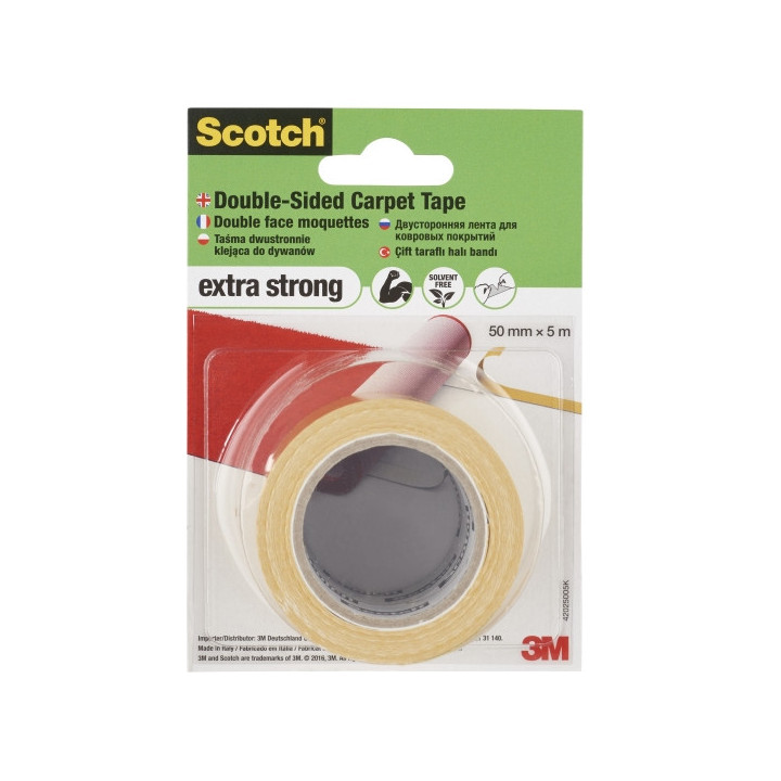 Scotch Universal Cinta Adhesiva para Moqueta - Color Blanco