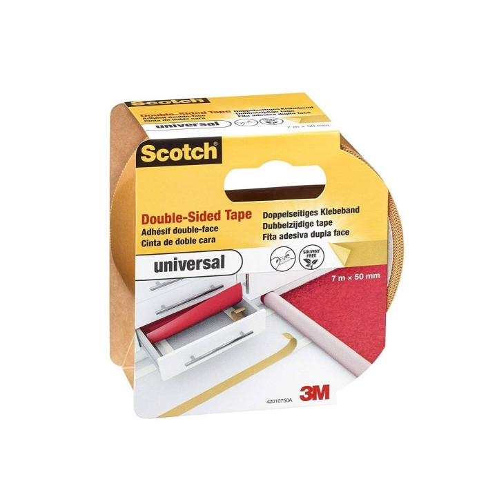 Scotch Cinta Adhesiva para Moqueta - Color Blanco