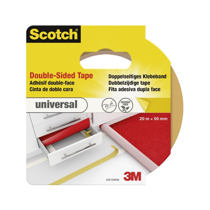 Scotch Cinta Adhesiva para Moqueta - Color Blanco