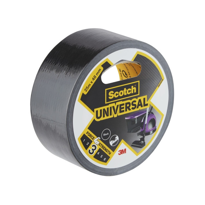 Scotch Cinta Adhesiva Americana -  48mm x 25m - Color Negro