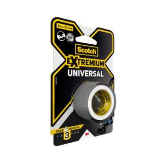 Scotch Extremium Universal Cinta Adhesiva Americana - 3m x 25mm - Color Gris