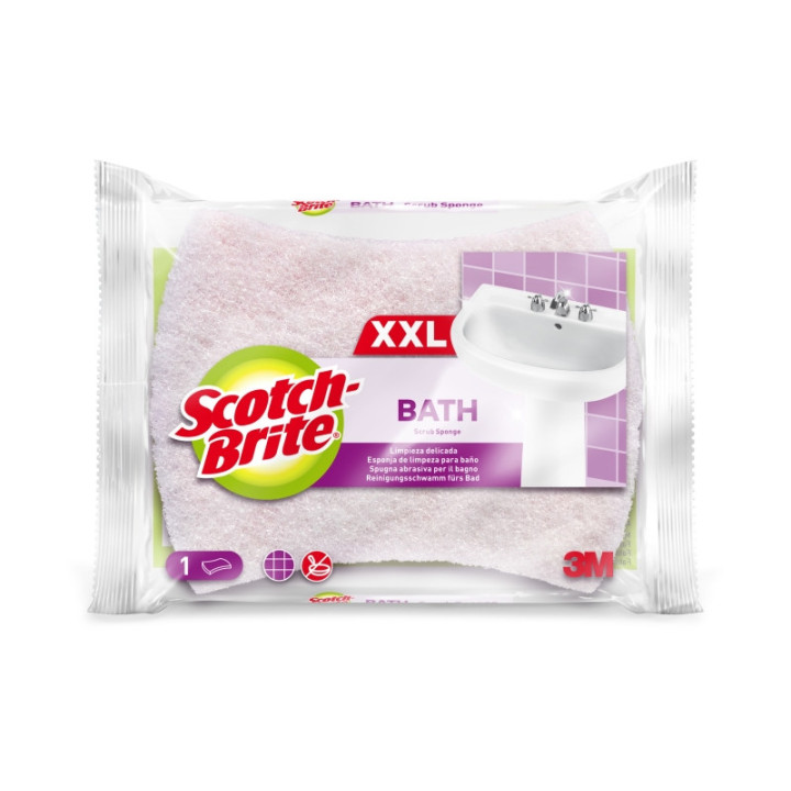Scotch-Brite Esponja XXL para Aseo - Color Blanco