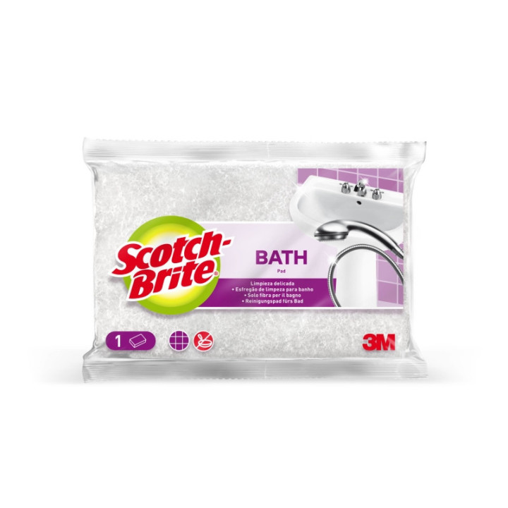 Scotch-Brite Estropajo para Aseo - Color Blanco