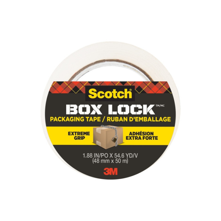 Scotch Box Lock Precinto de Embalaje - 48mm x 50m - Color Transparente