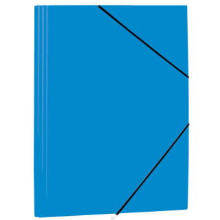 Mariola Carpeta de Polipropileno con Solapas 450 Micras - Formato Folio - Medidas 34x25cm - Cierre con Goma Elastica - Color Az
