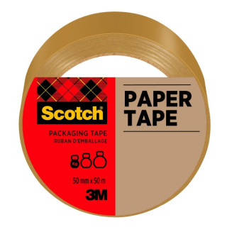 Scotch Cinta Adhesiva de Papel - 50mm x 5m - Color Marron