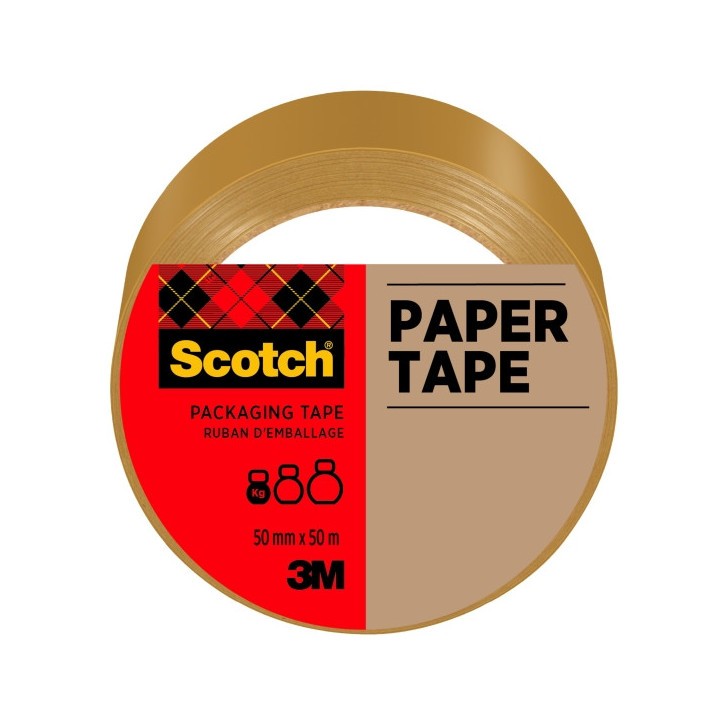Scotch Cinta Adhesiva de Papel - 50mm x 5m - Color Marron
